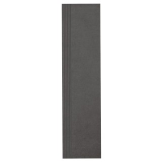 Paradyż Intero nero gres stopnica prosta nacinana 29,8x119,8x1cm