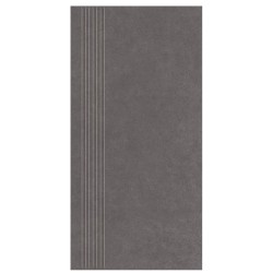 Paradyż Intero płytka gresowa nieszkliwiona matowa prasowana stopnica grys 29,8x59,8 cm