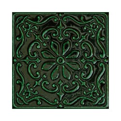 Tubądzin Tinta green dekor scienny 14,8 x 14,8.
