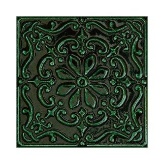 Tubądzin Tinta green dekor ścienny 14,8 x 14,8