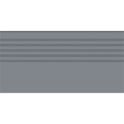 Tubądzin Cielo e Terra Grafite mat stopnica 29,6x59,8