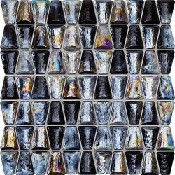 Tubądzin Drops Glass grey mozaika szklana 30,4x30,6 cm