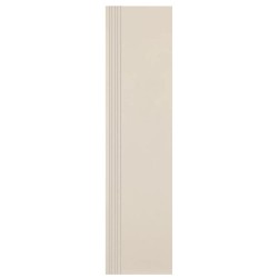 Paradyż Intero płytka gresowa nieszkliwiona stopnica matowa bianco 29,8x119,8 cm