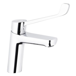 Kfa  Medico New bateria umywalkowa stojąca z obrotowa wylewką uchwyt medyczny chrom