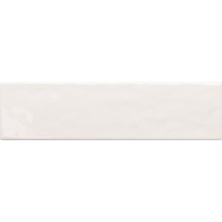 Tubądzin Masovia Bianco Gloss struktura płytka ścienna 7,8x29,8