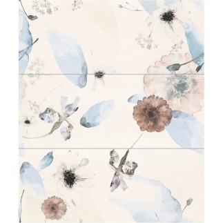 Tubądzin Mild garden 1 dekor 3-el 89,4x74,8 ,płytka,ścienna dekoracyjna