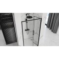 Rea Rapid fold drzwi prysznicowe 80x195 black