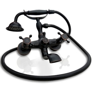 Rea Retro bateria wannowa , przecierana , czarna