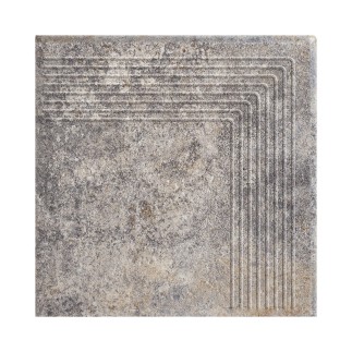 Paradyż Viano grys stopnica narożna 30x30 cm