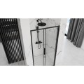 Rea Rapid Slide Black 150 drzwi prysznicowe 150x195