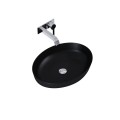 Elita Rika umywalka nablatowa 52x40 black mat