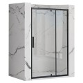 Rea Rapid Swing Black 120 drzwi prysznicowe 120x195
