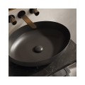 Elita Rika umywalka nablatowa 52x40 black mat