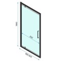 Rea Rapid Swing Gold 90 drzwi prysznicowe 90x195