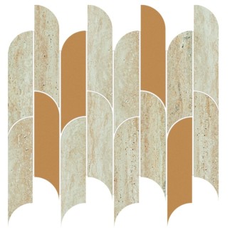 Tubądzin Tissue beige płytka ścienna mozaika beżowa 29,8*29,8