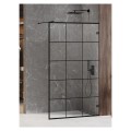 New Trendy Avexa Black walk-in kratka 120x200cm krakta