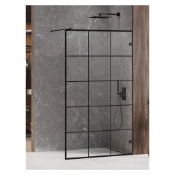New Trendy Avexa Black walk-in kratka 120x200cm krakta