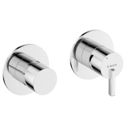 Deante Silia bateria natryskowa podtynkowa pozioma z przełącznikiem natrysku chrom