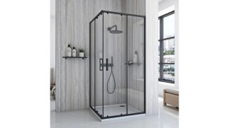 Rea City kabina prysznicowa 90x90 black