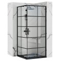 Rea Concept kabina prysznicowa 90x90 black