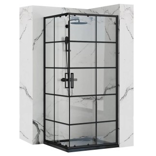 Rea Concept kabina prysznicowa 90x90 black