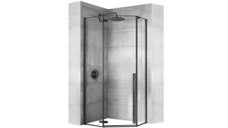 Rea Diamond kabina prysznicowa 100x100 black