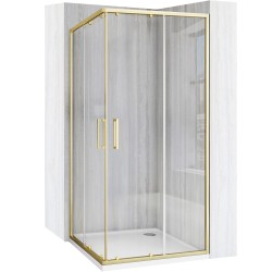 Rea City kabina prysznicowa 80x80 brush gold