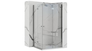 Rea Fold N2 kaibina prysznicowa 90x90 chrom