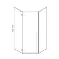 Rea Diamond kabina prysznicowa 90x90 złota