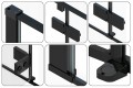 Rea Fargo kabina prysznicowa U 90x90 black