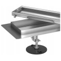 Estiva Odpływ liniowy just line podłogowy z rusztem dwustronnym 60 cm