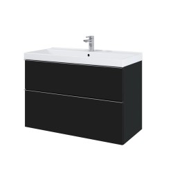 Elita Look  szafka podumywalkowa 2S 100 cm, kolor czarny mat