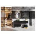 Elita Look  szafka podumywalkowa 2S 80 cm, kolor czarny mat