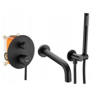 Rea Lungo bateria wannowa podtynkowa z boxem czarna