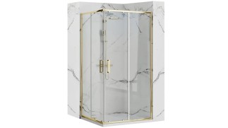 Rea Punto kabina prysznicowa 80x100 gold