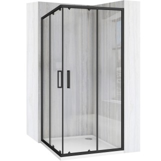 Rea City kabina prysznicowa black 80x80