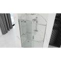 Rea Nixon-2 drzwi prysznicowe przesuwne 140x190 lewe, chrom