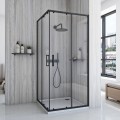 Rea City kabina prysznicowa black 80x80
