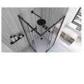 Rea City kabina prysznicowa 80x80 black
