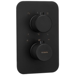 Deante element zewnętrzny do boxa termostatycznego nero