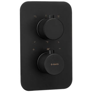 Deante element zewnętrzny do boxa termostatycznego nero