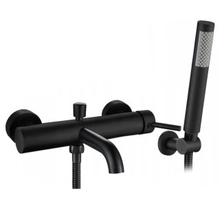 Rea Lungo bateria wannowa ścienna czarna