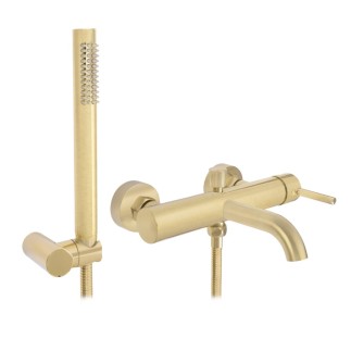 Rea Lungo bateria wannowa złoto szczotkowane