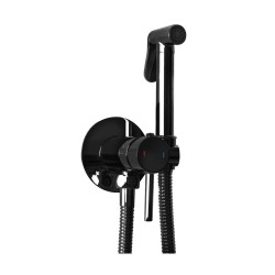 Rea Loop Lungo bateria bidetowa czarna metaliczna
