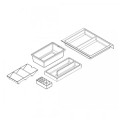 Elita Organizer modułowy antracyt mat l35