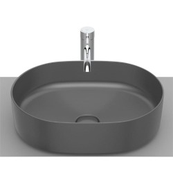 Roca Inspira Round umywalka nablatowa 50x37cm, onyks