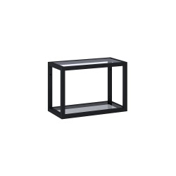 Elita stelaż wiszący z półkami czarny mat 40x28x21,6 cm