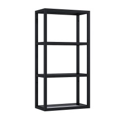 Elita stelaż wiszący z półkami czarny mat 40x80x21,6 cm