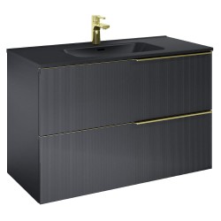 Elita Soho szafka 100 2S czarna mat