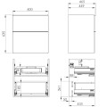 Elita Look szafka  60 2S orzech lincoln
